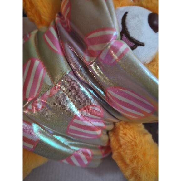 Care Bears 8.5" TENDERHEART BEAR In Puffer Jacket Coat Christmas Plush 2025 New - Picture 6 of 6